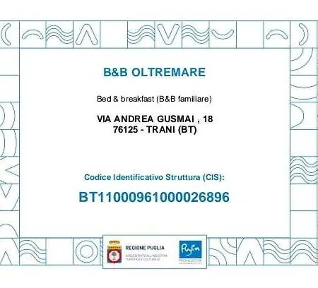 Oltremare Bed & Breakfast Trani